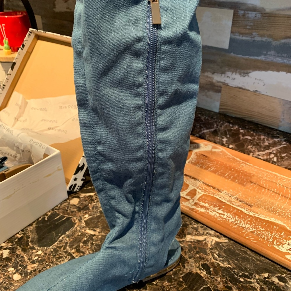 Denim sandal boots!!! - Picture 6 of 12